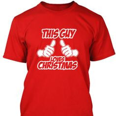 This guy loves Christmass T-Shirt